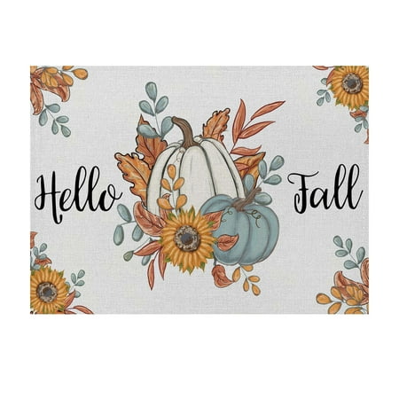 

Dining Room Table Set Setting for 4 Dining Table Mats with Woven Mats Dinner Table Set for 6 with End Table round Chalk Paper Table Kitchen Mats Linen Home Table Mat Household