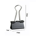thumbnail image 6 of Zeeyh 19mm Small Foldback Clips Bulldog Paper Binder Clamps Clips Colour 250Pcs, 6 of 7