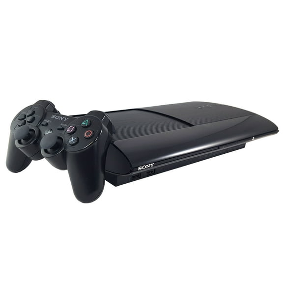 Restored Sony PlayStation 3 PS3 500GB Video Game Console and Black DS3 Controller (Refurbished)