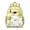 Yellow-96, variant on Peace Energy Light Colorful Calm Zen Spiritual Student Backpack Adjustable Shoulder Straps Chest Buckle Lightweight Durable Bookbag