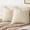 Yellow, variant on Set of 2 Striped Farmhouse Throw Pillow Covers, Modern Neutral Square Cushion Pillowcase for Sofa Couch Bed, 18x18 inch, Yellow