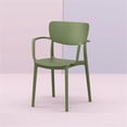 thumbnail image 2 of Compamia Lisa Dining Arm Chair in Olive Green finish, 2 of 8