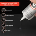 SAPBOND B7000 Glue Crystal Clear Adhesive,MultiFunction Super Glues