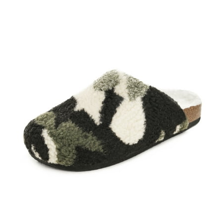 

DREAM PAIRS Women s House Slippers Fuzzy Indoor Outdoor Furry Cork Faux Sherpa Slippers DSL2110W