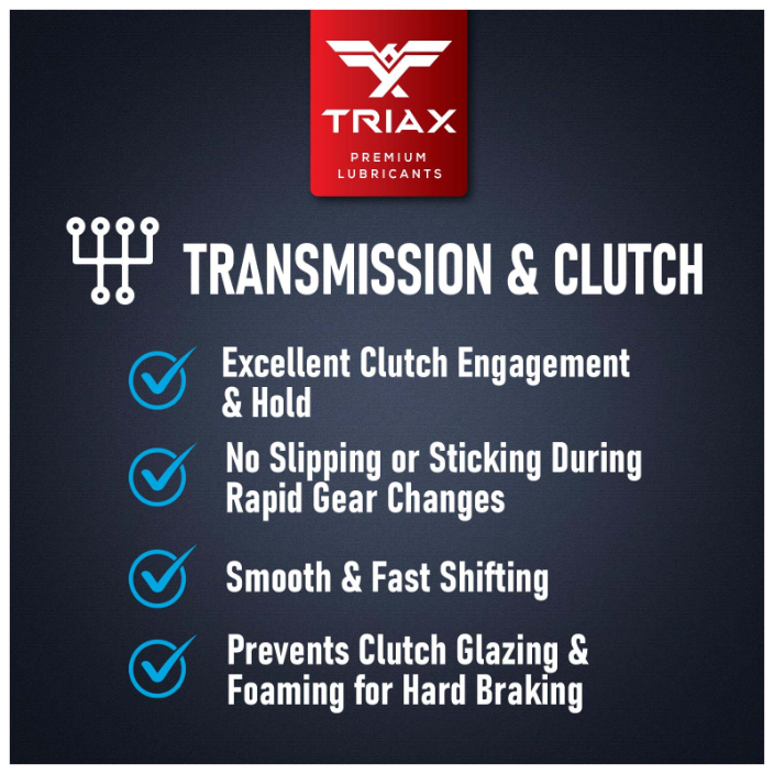 TRIAX Xterra 4T 10W-40 Full Synthetic 4-Stroke Motorcycle Engine Oil, 1 Gallon