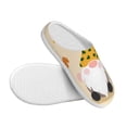 thumbnail image 3 of Rateoe Three Gnomes With Balloons Print Women's Men's Cotton Knit Slippers Lightweight Memory Foam Indoor House Shoes with Anti-Skid Sole-39/40, 3 of 7