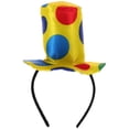 thumbnail image 1 of Diadema de payaso, sombrero, disfraz de carnaval, divertido accesorio de actuación, tocado de payaso para adultos y niños, 1 of 6