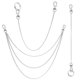 thumbnail image 1 of Pack de 3 cadenas para cinturón, cadenas para bolsos, cadenas para monederos, pantalones, jeans, complementos góticos para hombre, personas desaparecidas, hombre y mujer, 1 of 4