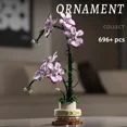 thumbnail image 7 of GZBricker Orchid Flowers Bouquet Building Set, Compatible with Lego Botanical Collection with Vase Home Office Decor for Women Adults Girls 696PCS, 7 of 7