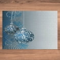 thumbnail image 6 of Ambesonne Christmas Jigsaw Puzzle Durable Cardboard, Snowflake Motifs Swirls, 1000 pcs, Blue Pale Blue White, 6 of 6
