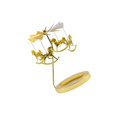 thumbnail image 1 of Rotating Candle Holder Candlestick Decorative for Living Room Ornament Light Holder Horse, 1 of 9
