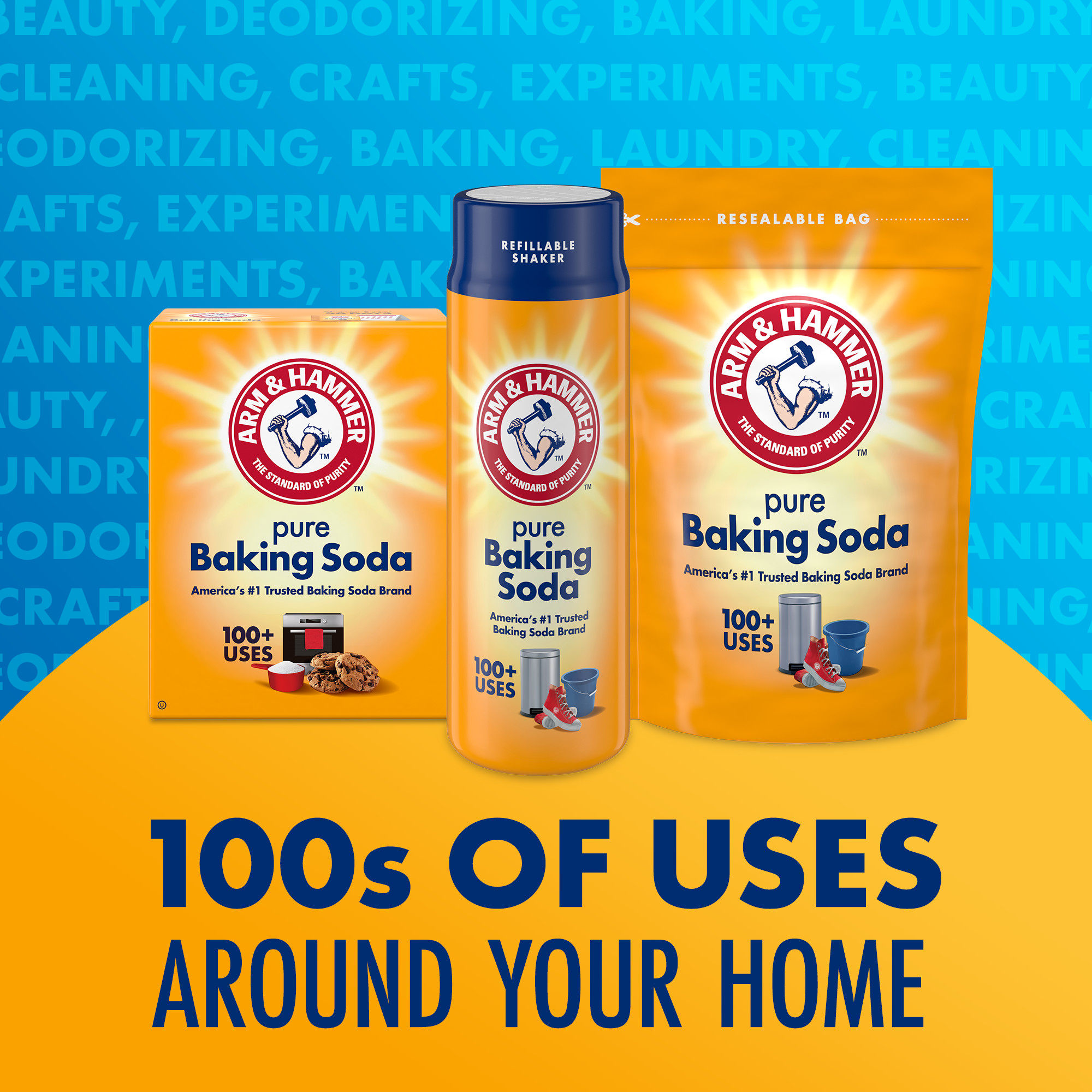 ARM & HAMMER Pure Baking Soda, For Baking, Cleaning & Deodorizing, 5 lb Bag - image 4 of 15