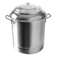 thumbnail image 1 of Vaporera Olla Aluminio No34 + Tapa Cristal Tamalera Pyrorey gris 1, 1 of 2