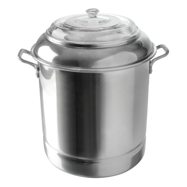 Vaporera Olla Aluminio No34 + Tapa Cristal Tamalera Pyrorey gris 1