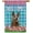 Australian Cattle Dog2, variant on Dog Spring Summer Welcome House Flag Pug Tulip Flowers Blue Buffalo Plaid Outside Yard Decor Flag Banner 28X40 Inch Double Side Style 3