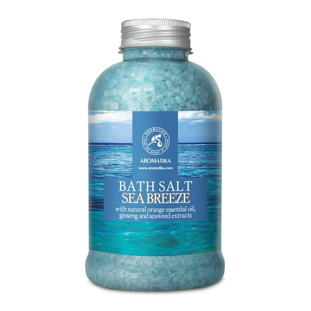 Sal de baño AROMATIKA Sea Breeze con aceite esencial de naranja 600 g