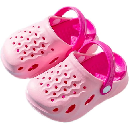 

Peyarlie Toddler Boys Girls Cute Clogs Garden Shoes Slip on Shoes Lightweight Slides Slippers Summer Indoor Outdoor Kids Beach Pool Water Sandals