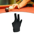 thumbnail image 3 of funtasica 3 Fingers Billiard Glove Open Pool Cue Glove Lightweight Breathable Universal Cue Separate Finger Gloves Snooker Cue Gloves Black, 3 of 8
