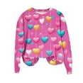 thumbnail image 2 of Aofany Valentine's Day Sweatshirt Women, Heart Print Sweatshirt, Crew Neck Long Sleeve Sweatshirts Ladies Casual Valentines Day Printed Long Sleeved Round Neck Tops, 2 of 4