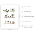 thumbnail image 2 of Haus and Hues Pots on Shelves Succulent Art 12"x16" Art Prints, 2 of 6