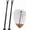 black, variant on AEASKIEY Door Stopper Security Bar, Adjustable Heavy Duty for Patio,Window, White