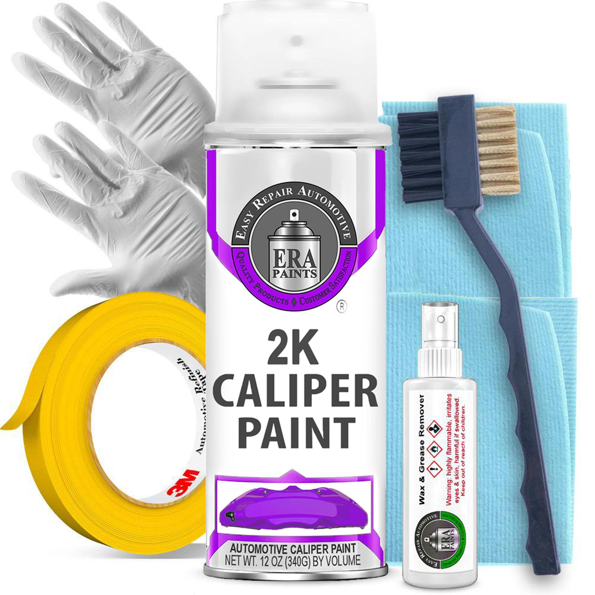 Purple Caliper Paint Kit 2K High Temp Premium Spray Paint Walmart