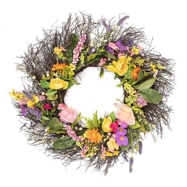 Vickerman FG180424 Couronne Florale Mixte Brillante de 24 Po