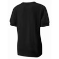 thumbnail image 5 of Womens Casual Cropped T Shirts V Neck Swiss Dot Puff Sleeve Crop Tops Summer Loose Basic Tees Tshirts, 5 of 5
