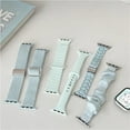 thumbnail image 2 of Premium Summer Light Mint Series Nylon Apple Watch Strap Suitable fit for Apple S7/8/9 SE2 Apple Watch Accessories 40mm 44mm 49mm, 2 of 2
