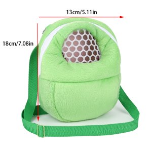 Hamster Carrier Case,Adjustable Shoulder Strap Portable Small Pet Travel Backpack Chinchilla Guinea Pig Carrier Bag for Gliders Ferret Rat Hedgehog Hamster Small Pets