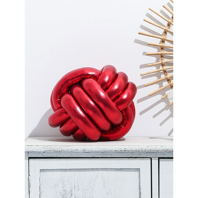 Gold knot pillow online