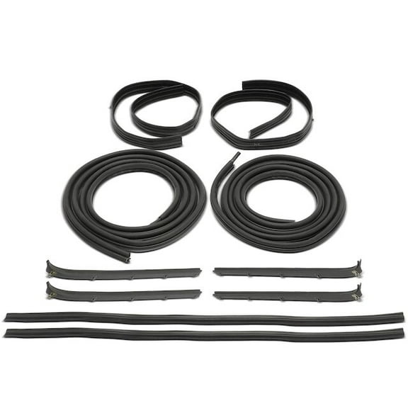 Vehicle Weatherstrip Kit 10 - Compatible with 1980 - 1993 Dodge D150 - Autopart Premium