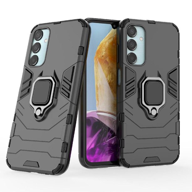 Funda para Samsung Galaxy M15/F15 5G con Soporte Anillo Giratorio 360° y Protección Resistente a Golpes y Caídas