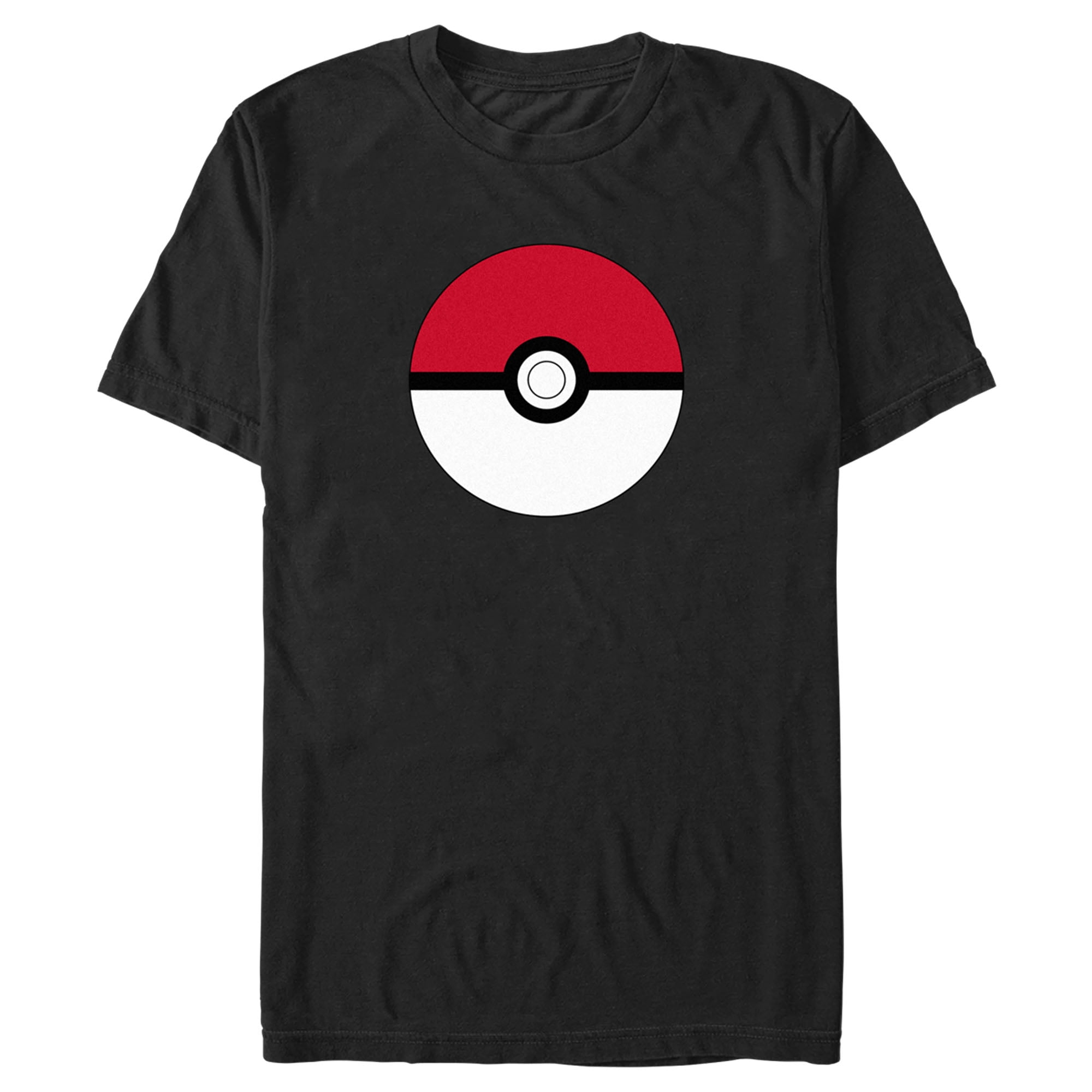 Pokemon Men's Classic Logo Graphic Tee, Adult Apparel, Black, X