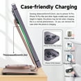thumbnail image 7 of Wireless Charger, Aluminum Alloy 3 in 1 Wireless Charging Station for Apple iPhone/iWatch/Airpods,iPhone 14,13,12,11 (Pro, ProMax)/XS/XR/XS/X/8(Plus),iWatch8/7/6/SE/5/4/3/2,AirPods 3/2/pro, 7 of 7