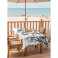 thumbnail image 2 of Outdoor Tablecloth with Umbrella Hole for Patio/Picnic/Party/Camping, Black Branches Waterproof Table Cloth Rectangle Table Cover Washable, Botanical Dead Tree Birds (52"x 70"), 2 of 8
