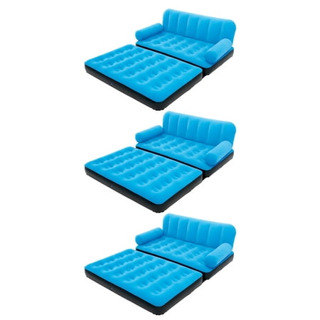 Bestway Multi-Max Inflatable Air Couch or Double Bed with AC Air Pump (3 (Best Way To Clean Urine From Couch)