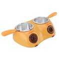 thumbnail image 4 of FYBTO Chocolate Melting Pot Chocolate Melter with 2 Boiler Tools Stainless Steel Electric Fondue Pot 220‑240V for Cheese Candy-090401, 4 of 5