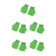 thumbnail image 2 of Guantes sin dedos Jumpingount elegantes y cómodos para hombres y mujeres accesorio de ropa cubiertas de mano tejidas de estilo Simple Verde 5Conjunto, 2 of 6
