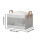 thumbnail image 2 of Bolsas de almacenamiento plegables con cordón | Organizador de ropa de gran capacidad para armario, clóset y dormitorio | Caja de tela portátil para edredones, mantas y ropa de temporada |, 2 of 2