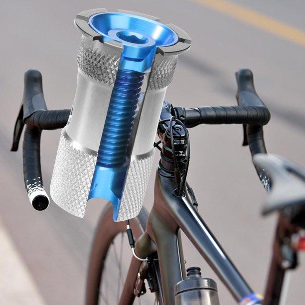 de auriculares de , piezas de reparación de 28,6mm, accesorios de repuesto, suministros de carbono BMX, perno de tapón Baoblaze Expansor de dirección de bicicleta