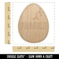 thumbnail image 2 of Fragile Cracked Chicken Egg Wood Shape Unfinished Piece Cutout Craft DIY Projects - 4.70 Inch Size - 1/8 Inch Thick, 2 of 7