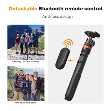 K&F Concept 62" Phone Selfie Stick Tripod With Bluetooth Remote