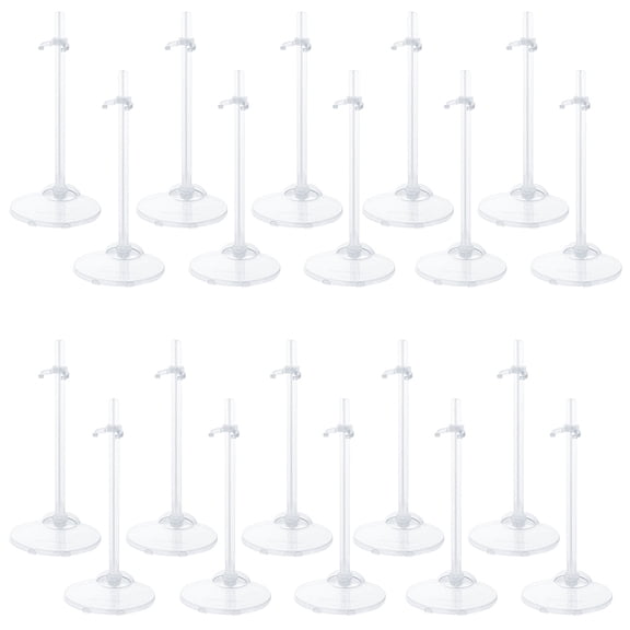 20PCS Doll Stand Display Holder, Doll Holder, Ideal Doll Display Stand Support with Adjustable Waist Clip for 11 to 13 Inch Tall Dolls