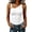 White30, variant on Womens Workout Tops Asymmetrical One‑Shoulder O‑Ring Ribbed Knit Tank Top, Slim‑Fit Sleeveless Camisole, Edgy Street‑Chic Casual Everyday‑Wear Blouse Womens Tops Dressy Casual