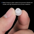 thumbnail image 4 of 20Pcs Snap Rubber Grommet Plug Mount Dia 6mm ID 3.5mm Seal Anti-Scratch for Electrical Box Cable Transparent, 4 of 6