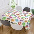 thumbnail image 5 of Coolnut Cute Easter Eggs Tablecloth Rectangle Colorful Table Cloth Large Square Table Cover for Dining Kitchen Party 60"x120" Decor Gift, 5 of 7