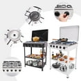 thumbnail image 7 of Peakora Propane Gas Stove with 5 Burners, Independent Flame Control, Sturdy Iron Shell and Enamel Cover, Easy to Clean Surface, Energy-Efficient Design for Fast and Efficient Cooking, 7 of 7