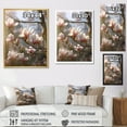 thumbnail image 4 of Designart "Blissful Pink Magnolia Tree Field Photography I" Magnolias Wall Art Living Room, 4 of 7