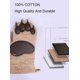 thumbnail image 3 of Oven Mitts Cute Bear Oven Mitts,Kitchen Mitts Heat Resistant Flexible Cotton Cooking 2 Piece Set (Brown), 3 of 4